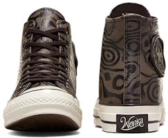 윌리 웡카 x 컨버스 척 70 하이 "초콜릿 스월" A08151C Sizing 윌리 웡카 x 컨버스 척 70 하이 "초콜릿 스월" A08151C