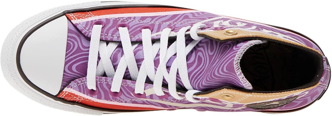 Willy Wonka x Converse Chuck Taylor All Star High 'Swirl' Lelaran Tinggi A08154C Lookbook Willy Wonka x Converse Chuck Taylor All Star High 'Swirl' Lelaran Tinggi A08154C
