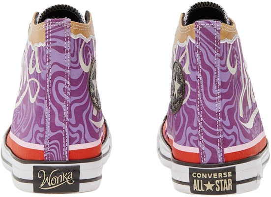 Willy Wonka x Converse Chuck Taylor All Star High 'Swirl' Lelaran Tinggi A08154C Shop Willy Wonka x Converse Chuck Taylor All Star High 'Swirl' Lelaran Tinggi A08154C