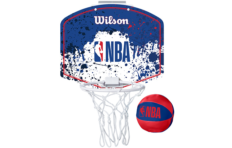 Wilson NBA Mini Basketball Hoop with Team Logo – Indoor Training & Wall-Mounted Hoop. WTBA1302