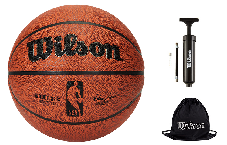 Wilson NBA PU Basketball Brown Size 7 - Durable, High Bounce, Soft Grip for Training WZ2016501CN7
