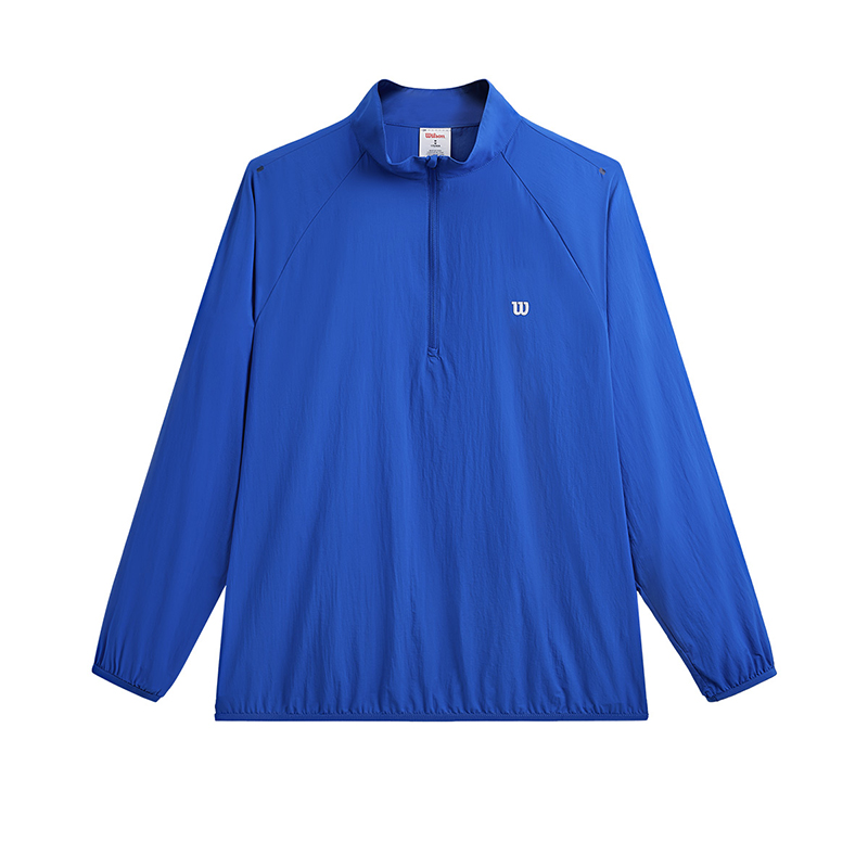 Wilson Ultra Light Half-Zip Woven Pullover Sweatshirt  Solid Color WM20042432