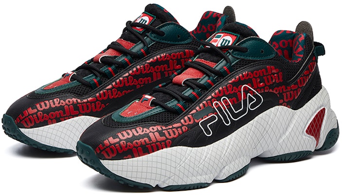 FILA Wilson x Ade /Red/Green 'Black' F12M041125FBA Lookbook FILA Wilson x Ade /Red/Green 'Black' F12M041125FBA