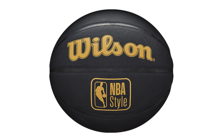Wilson x NBA PU Basketball China Exclusive Black Size 7 Training Unisex. WTB1406IB07CN