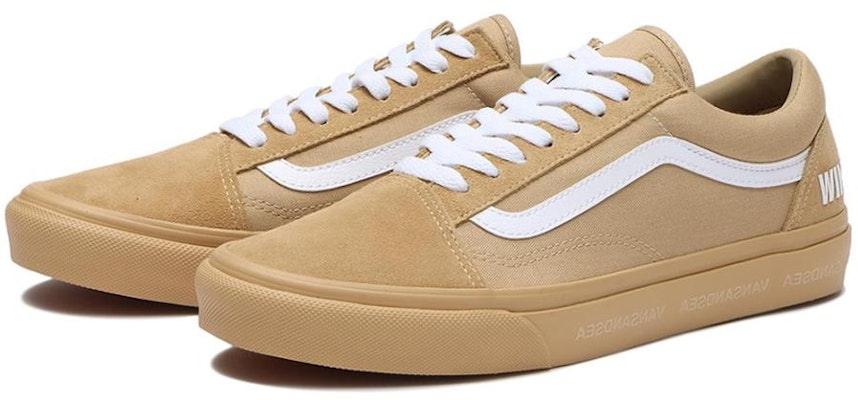 WIND AND SEA x Vans Old Skool 'Beige' Sepatu Sneaker Coklat Muda 624618-0002 Order WIND AND SEA x Vans Old Skool 'Beige' Sepatu Sneaker Coklat Muda 624618-0002