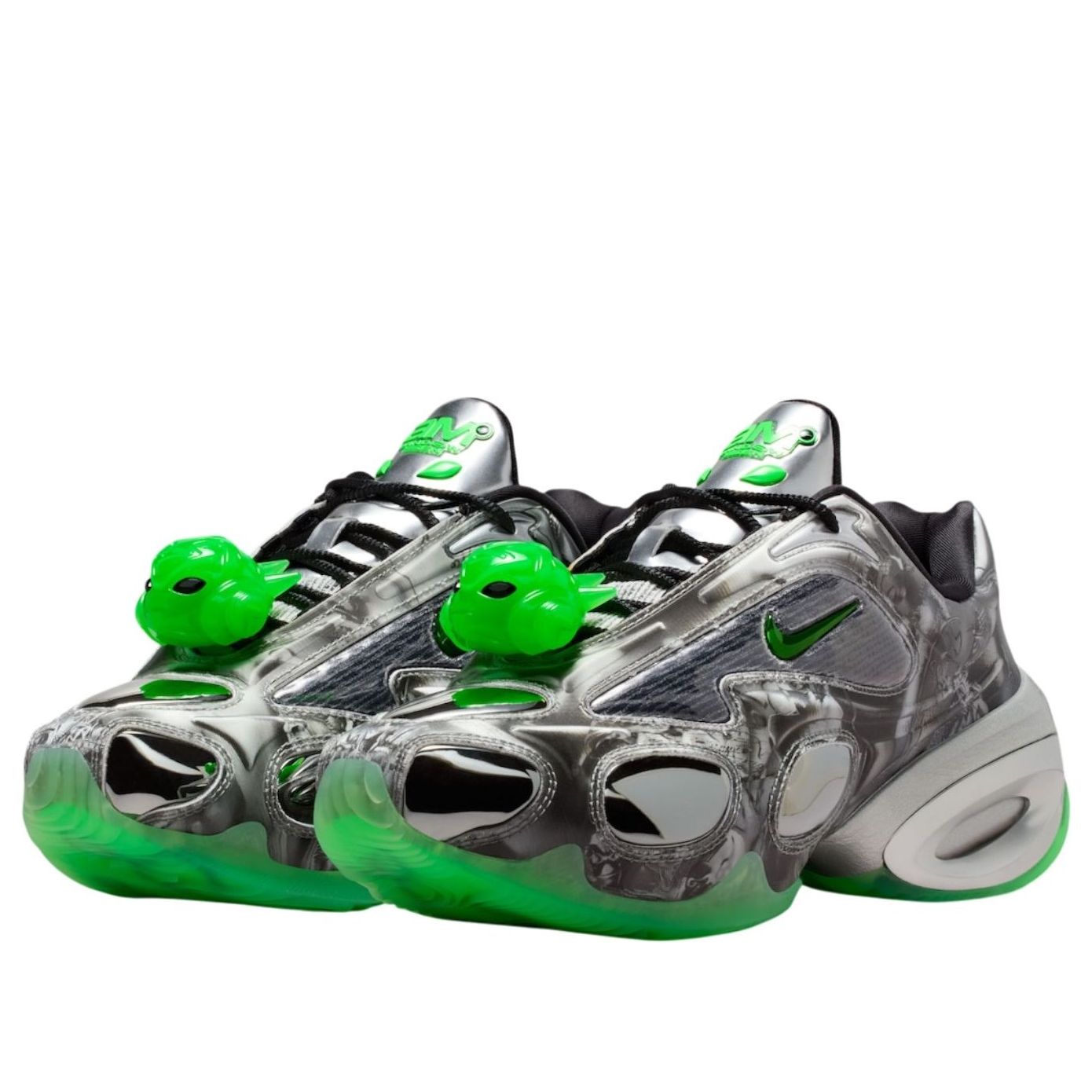 Lookbook WINDOWSEN x ナイキ エアマックス ミューズ 'メタリックシルバー レイジグリーン' IH2120-002