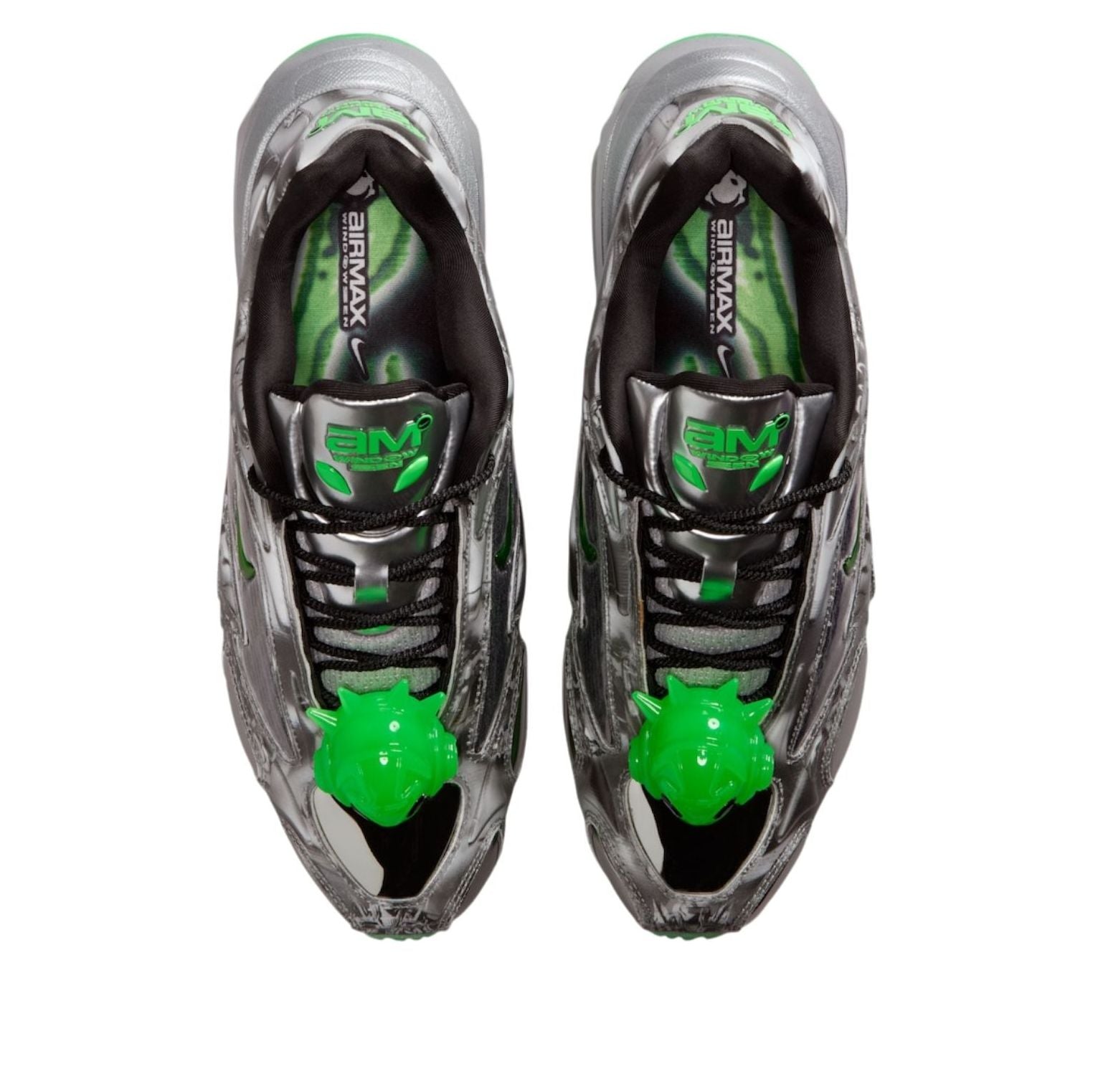 Shop WINDOWSEN x ナイキ エアマックス ミューズ 'メタリックシルバー レイジグリーン' IH2120-002