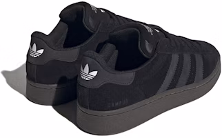Shop adidas originals Campus 防滑耐磨輕便 低筒板鞋 男女同款 黑