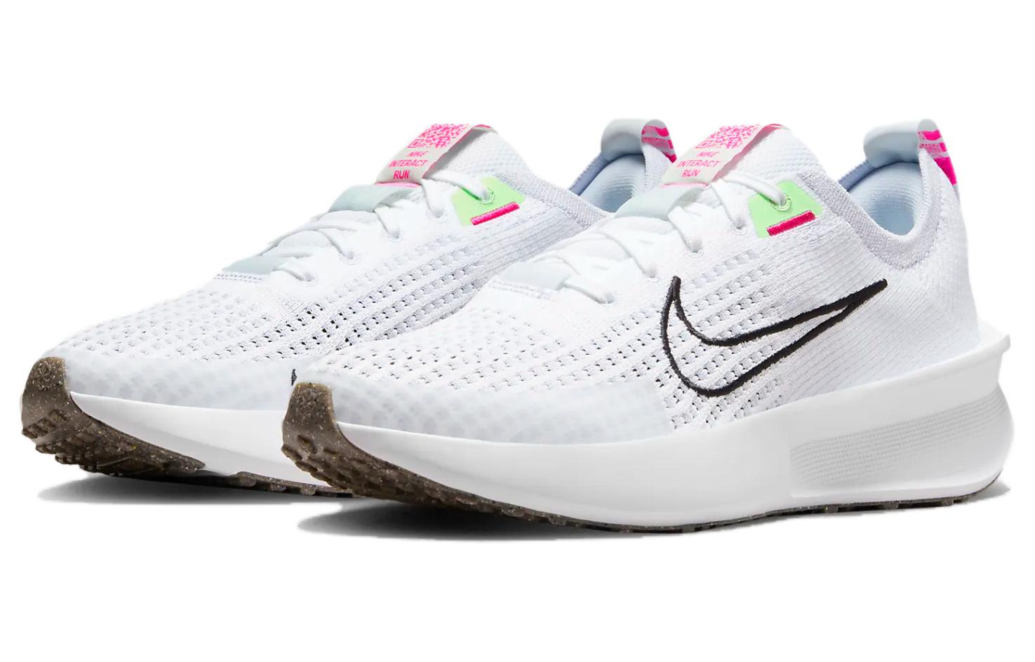 Shop 女子Nike Interact Run「白/黑/綠」跑鞋 FD2292-102