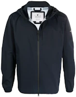 WOOLRICH Blue Logo Patch Zip-Up Hoodie Casual Jacket WOOU0365MRUT2540-3989 WOOLRICH Blue Logo Patch Zip-Up Hoodie Casual Jacket WOOU0365MRUT2540-3989