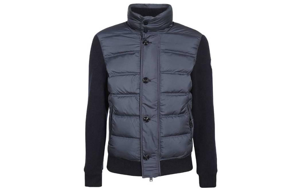 WOOLRICH Button-Up Long-Sleeve Regular Down Jacket Men’s Blue CFWOSW0145MRUT284923989