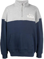 WOOLRICH Color-Block Logo Print Half-Zip Pullover Sweatshirt Multicolor CFWOSW0155MRUT310530044 WOOLRICH Color-Block Logo Print Half-Zip Pullover Sweatshirt Multicolor CFWOSW0155MRUT310530044