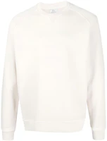 WOOLRICH Cream Embroidered Logo Crewneck Sweatshirt Long Sleeve WOSW0187MR8743 WOOLRICH Cream Embroidered Logo Crewneck Sweatshirt Long Sleeve WOSW0187MR8743