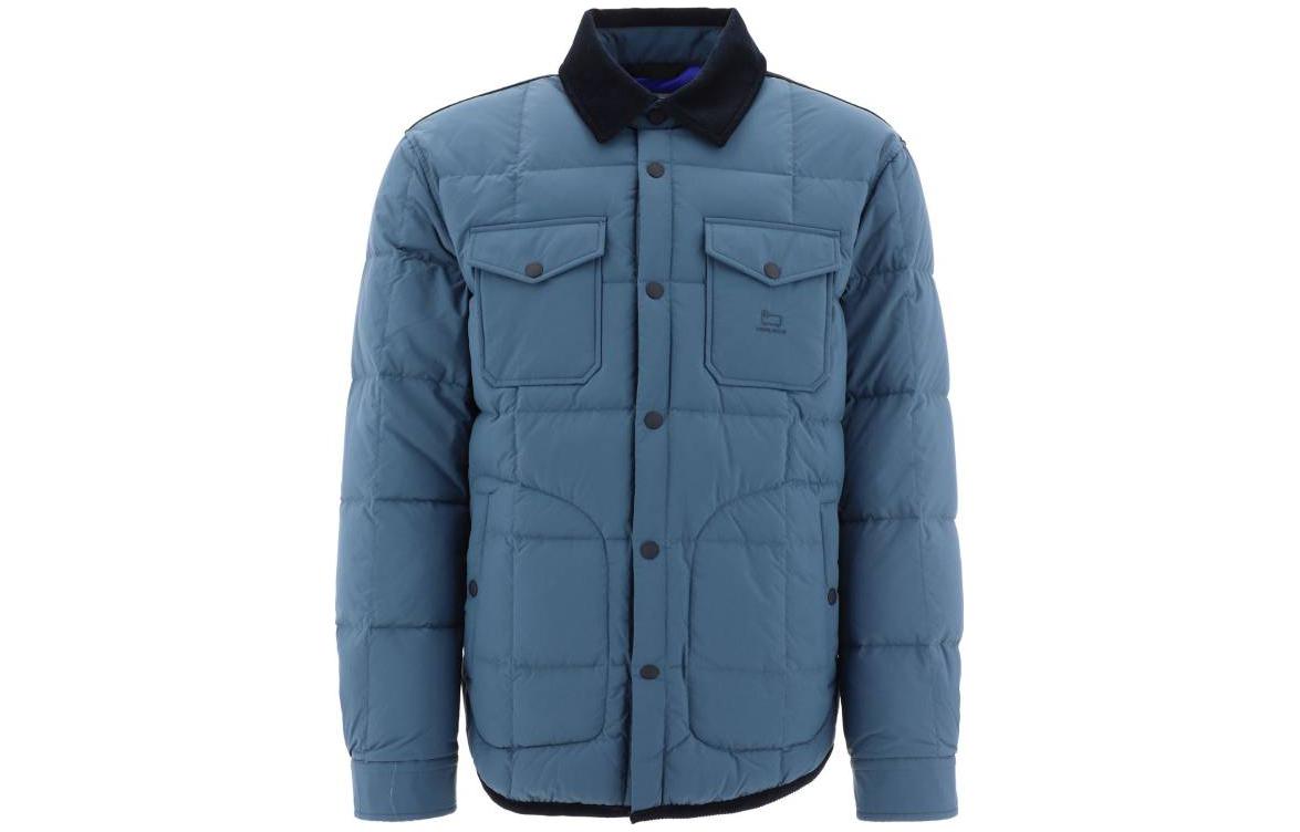WOOLRICH FW22 Multi-Pocket Down Jacket Coat Men’s Blue CFWOOU0606MRUT30773774