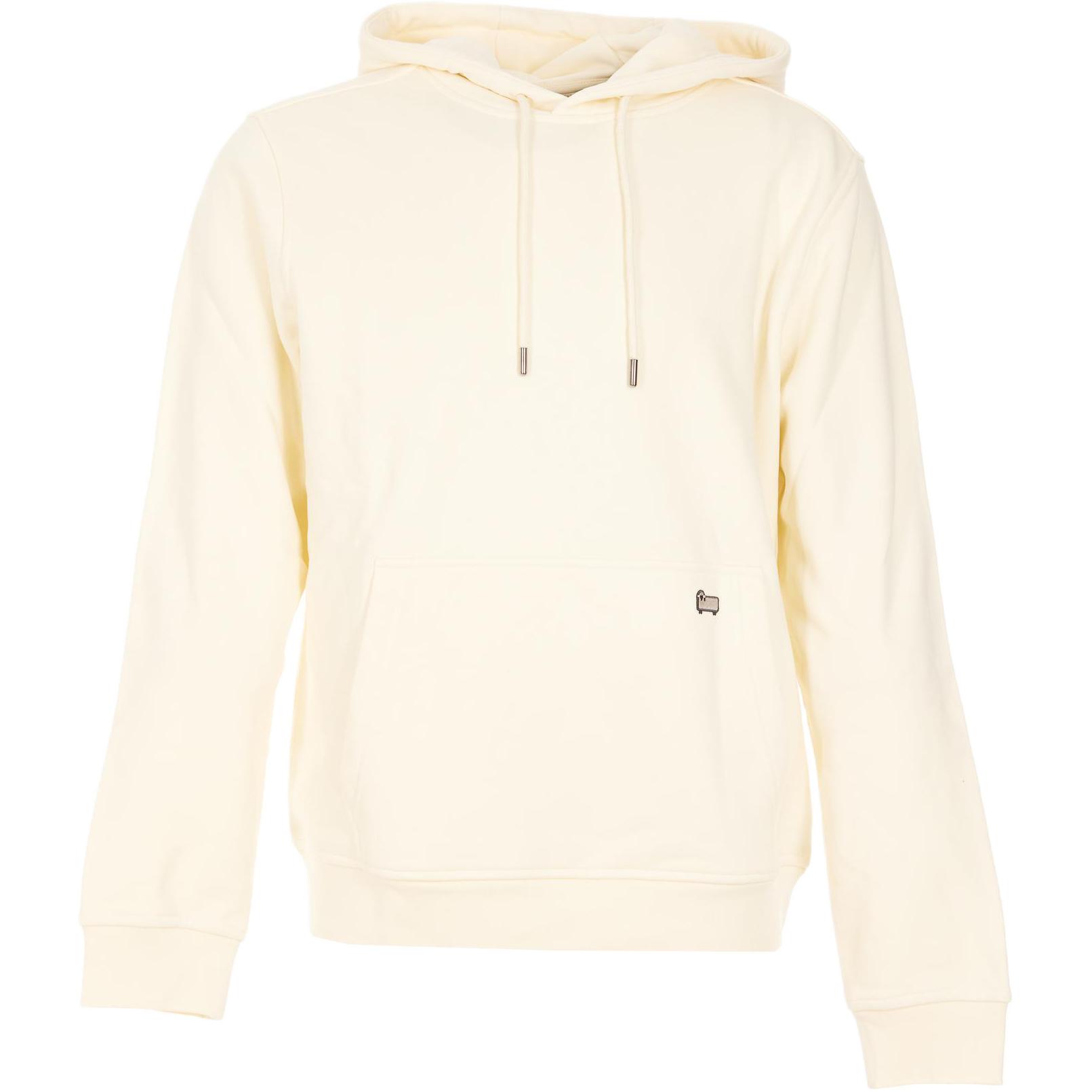 WOOLRICH FW22 Solid Color Hooded Pullover Hoodie Beige WOSW0152MRUT32498001