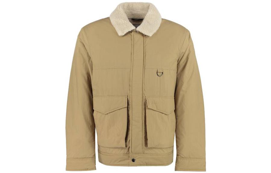 WOOLRICH FW22 Yellow Long-Sleeve Jacket with Dual Side Pockets CWFOOU0588MRUT17238926