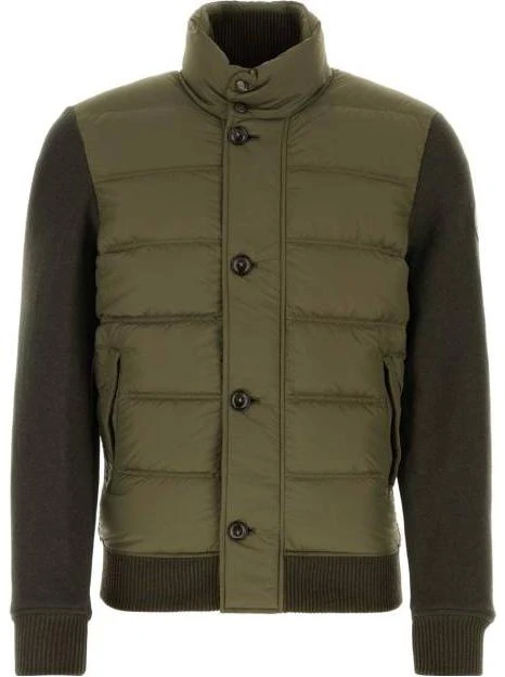 woolrich-fw-23-green-solid-color-stand-collar-button-up-jacket-cfwosw-0145-mrut-2849614