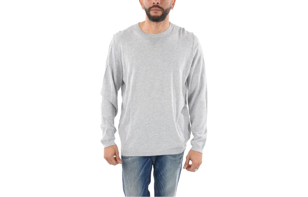 WOOLRICH Grey Crewneck Pullover Sweatshirt COWOMAG1706CH70103