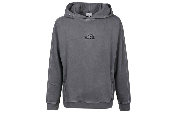 WOOLRICH Letter Print Hoodie WOSW0126MRUT2915100