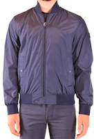 WOOLRICH Loose Fit Zip-Up Long Sleeve Jacket - Dark Blue CFWOOU0231MRUT-2064 WOOLRICH Loose Fit Zip-Up Long Sleeve Jacket - Dark Blue CFWOOU0231MRUT-2064