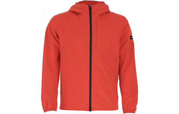 WOOLRICH Red Logo Patch Zip-Up Hoodie Jacket WOOU0365MRUT2540-5405