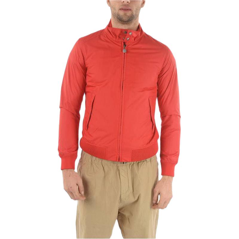 WOOLRICH Red Slim Fit Zip-Up Jacket with Stand Collar COWYCPS0494YC055361