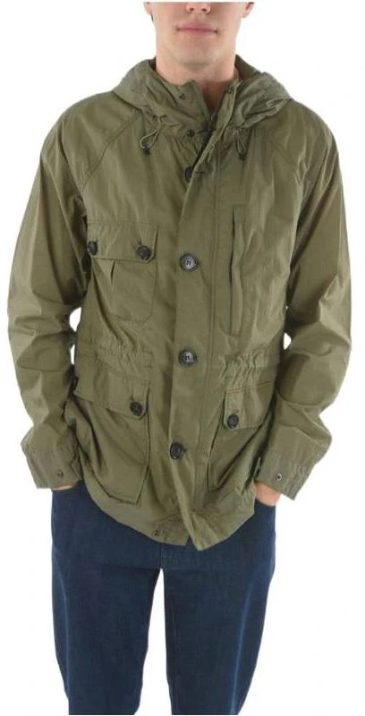 woolrich-solid-army-green-hooded-button-up-jacket-cowocps-2820-ut-13056373