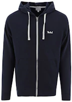 WOOLRICH Solid Blue Zip-Up Hoodie Jacket Long Sleeve Casual Wear. WOSW0091MRUT25443989 WOOLRICH Solid Blue Zip-Up Hoodie Jacket Long Sleeve Casual Wear. WOSW0091MRUT25443989