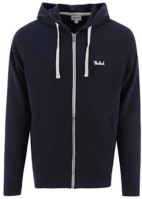 WOOLRICH 素面藍色拉鍊連帽外套 長袖休閒服裝 WOSW0091MRUT25443989 Buy WOOLRICH 素面藍色拉鍊連帽外套 長袖休閒服裝 WOSW0091MRUT25443989