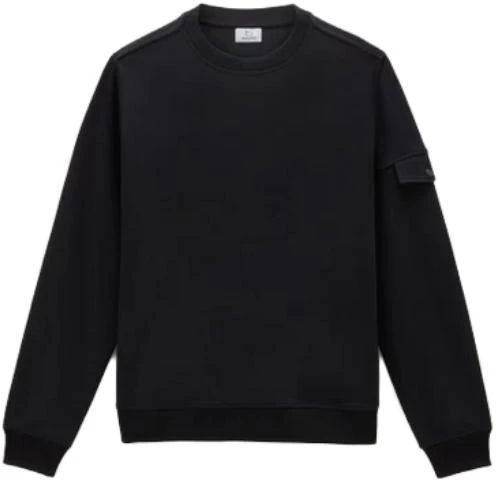woolrich-solid-color-crewneck-long-sleeve-sweatshirt-black-cfwosw-0198-mrut-3497100