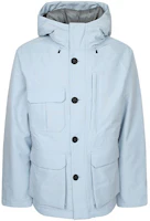 WOOLRICH Solid Color Hooded Single-Breasted Jacket Men’s Blue WOOU0473MRUT11803-0133 WOOLRICH Solid Color Hooded Single-Breasted Jacket Men’s Blue WOOU0473MRUT11803-0133