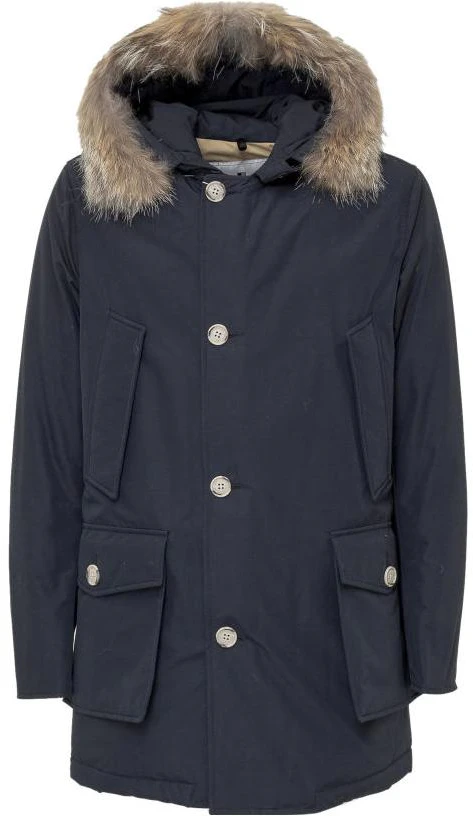 woolrich-solid-color-single-breasted-hooded-jacket-men-s-blue-woou-0270-mrut-108-3989