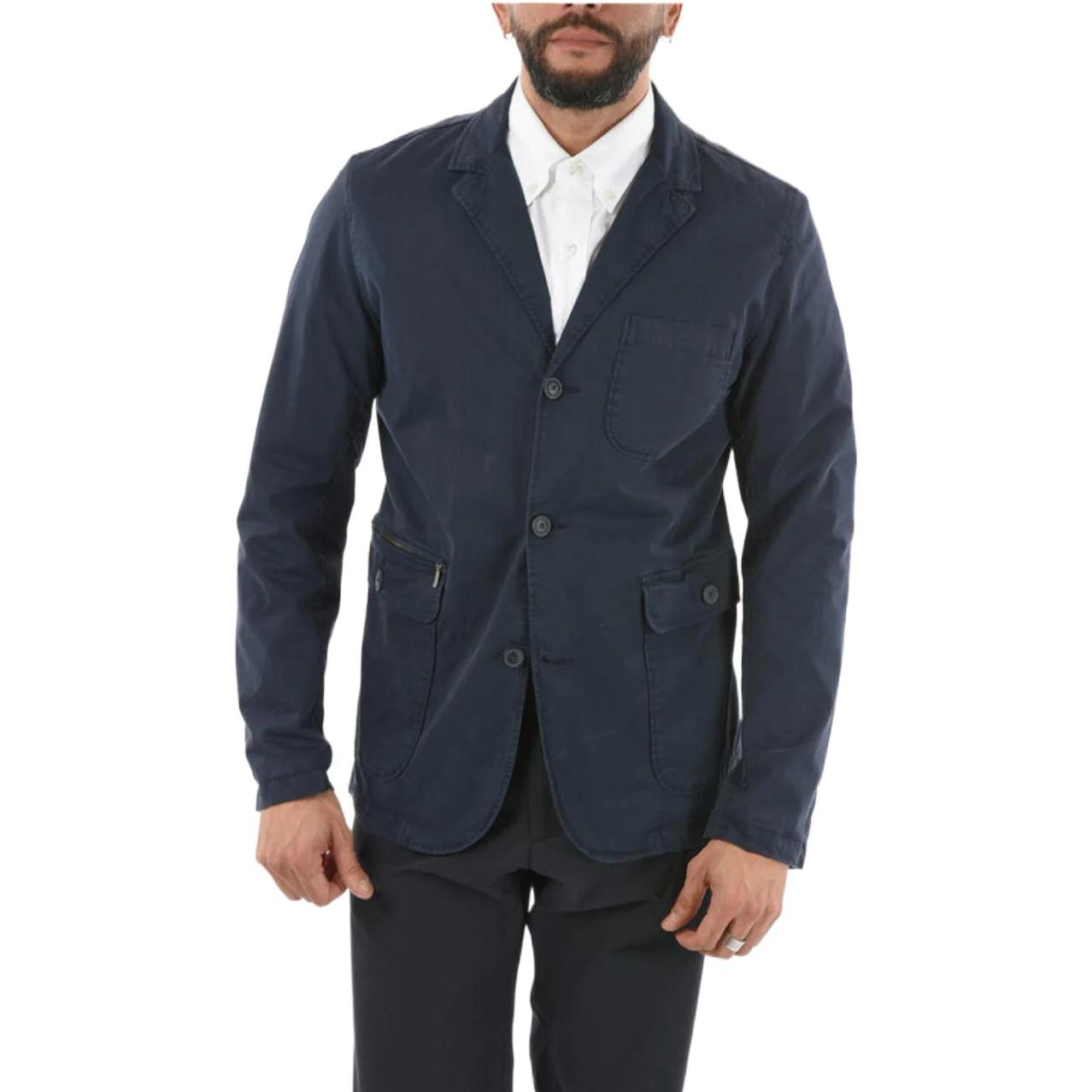 WOOLRICH Solid Color Single-Breasted Sports Jacket COWOBLZ0277TG203989