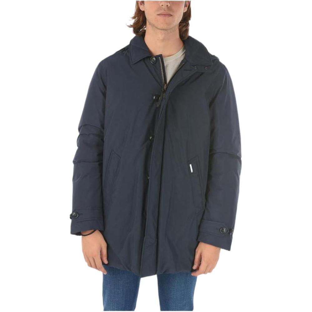 WOOLRICH Solid Color Zip-Up Hoodie Jacket COWOCPS2702LC103989