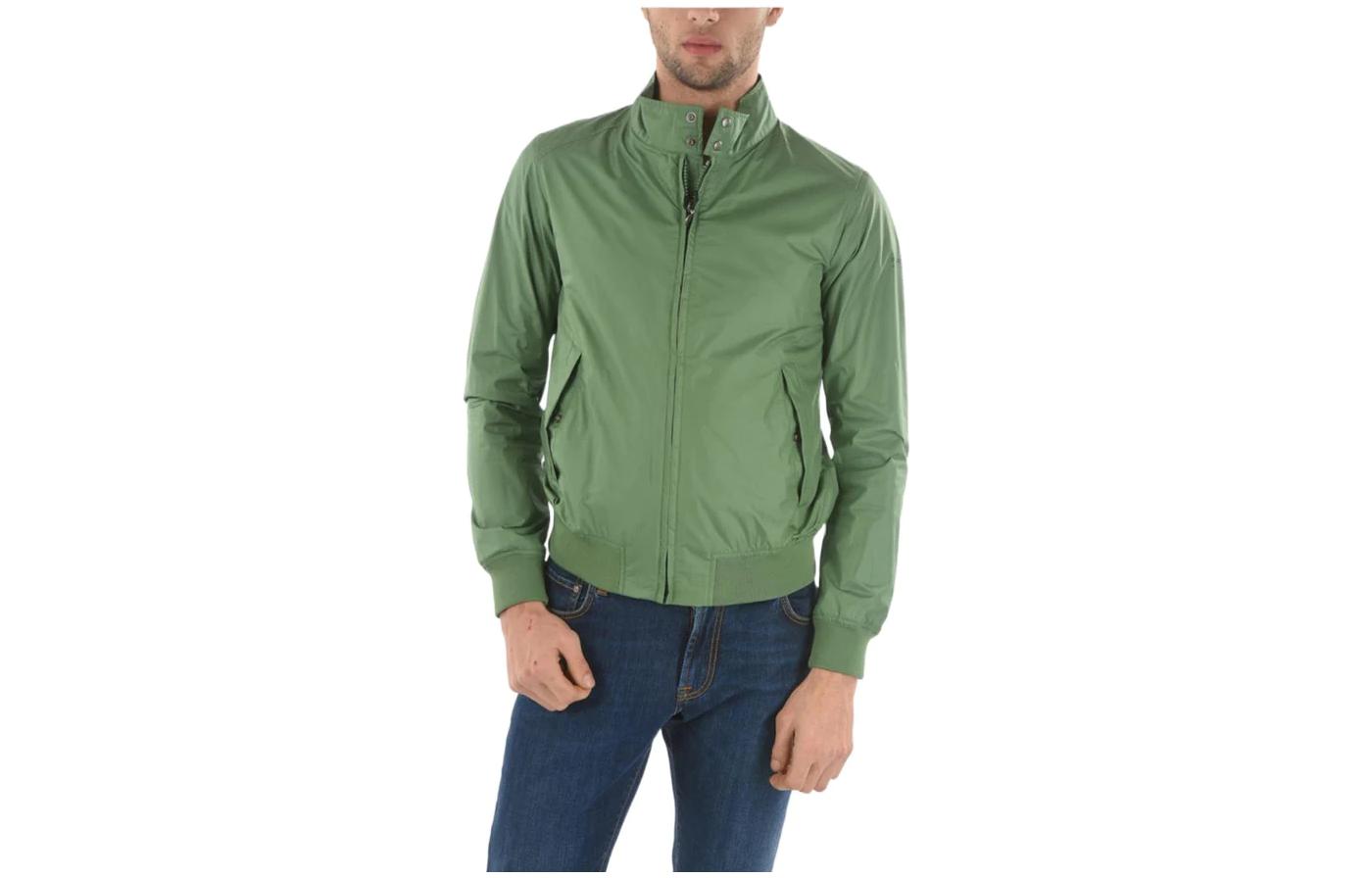 WOOLRICH Solid Color Zip-Up Jacket Green - COWYCPS0493YC056511