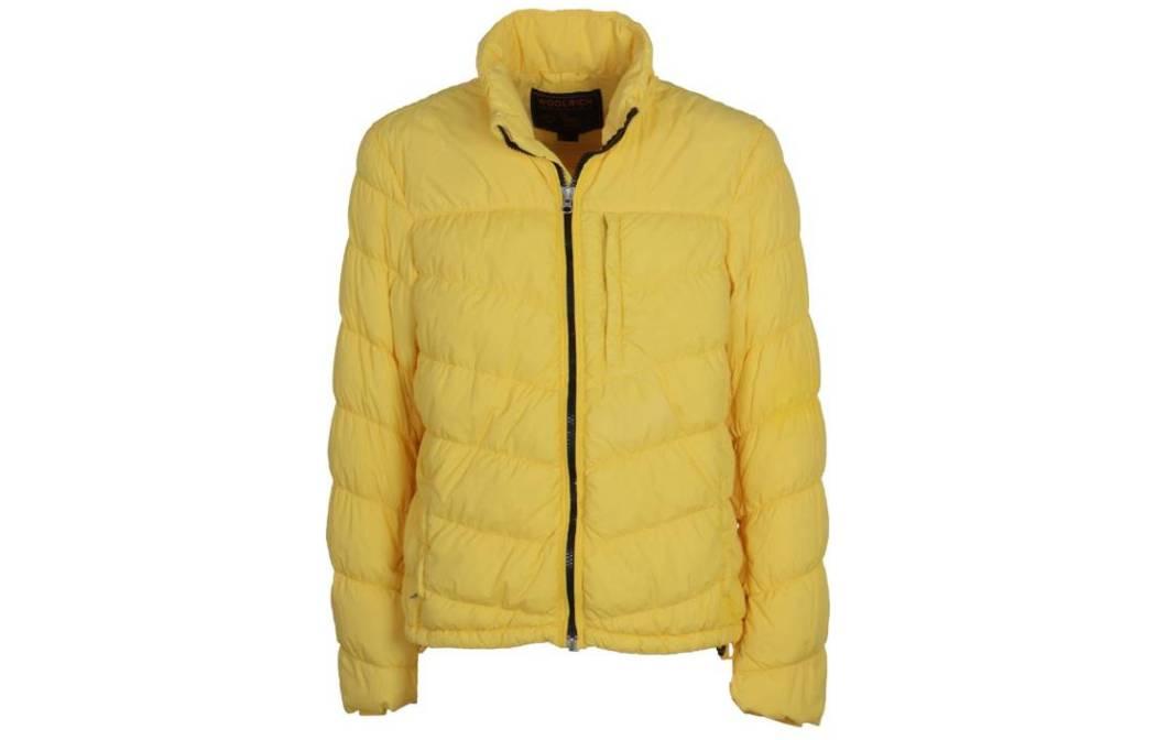 WOOLRICH Solid Color Zip-Up Stand Collar Jacket for Men 22SET165-180