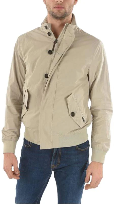 woolrich-solid-color-zip-up-stand-collar-jacket-men-s-khaki-cowocps-2641-sm-208557