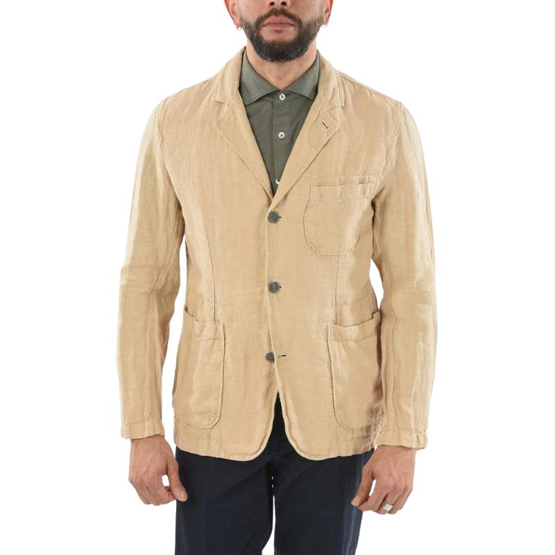 WOOLRICH Solid Pocket Long Sleeve Jacket Beige COWOBLZ0281RL028988