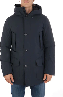 ウールリッチ ソリッド シンプル 長袖 フーデッド ジャケット - ブルー WOOU0465MR-3989 Buy ウールリッチ ソリッド シンプル 長袖 フーデッド ジャケット - ブルー WOOU0465MR-3989