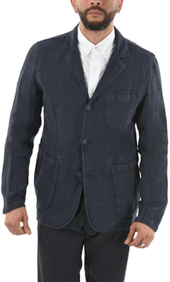 ウールリッチ ソリッド シングルブレスト ポケットジャケット ブルー COWOBLZ0281RL023107 Buy ウールリッチ ソリッド シングルブレスト ポケットジャケット ブルー COWOBLZ0281RL023107