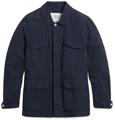 ウールリッチ SS22 ブルー 無地 ボタンアップ 長袖 ジャケット CFWOOU0543MRUT2876-3989 Buy ウールリッチ SS22 ブルー 無地 ボタンアップ 長袖 ジャケット CFWOOU0543MRUT2876-3989