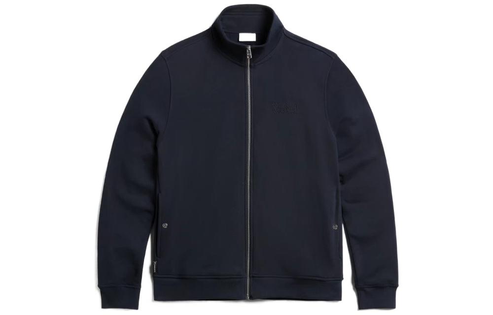 WOOLRICH SS22 Solid Full-Zip Mock Neck Jacket Blue CFWOSW0116MRUT29113989