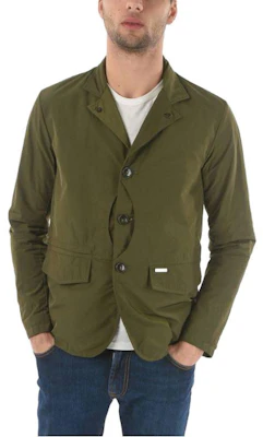 WOOLRICH SS23 深綠色單排扣翻領外套. COWOCPS2639SM206480 Buy WOOLRICH SS23 深綠色單排扣翻領外套. COWOCPS2639SM206480