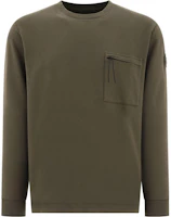 WOOLRICH SS23 Solid Color Crewneck Pullover Sweatshirt Green CFWOSW0176MRUT3354614 WOOLRICH SS23 Solid Color Crewneck Pullover Sweatshirt Green CFWOSW0176MRUT3354614