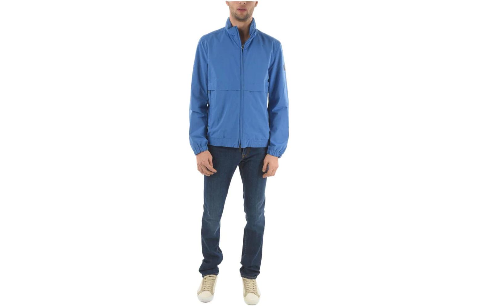 WOOLRICH SS23 Solid Color Jacket Blue CFWOOU0221MRUT20513008