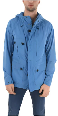 WOOLRICH SS23 藍色純色拉鍊連帽外套夾克 - 外套 COWOCPS2820UT13053332 Buy WOOLRICH SS23 藍色純色拉鍊連帽外套夾克 - 外套 COWOCPS2820UT13053332