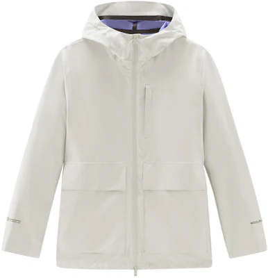 WOOLRICH SS24 素色拉鏈連帽外套 米色 CFWOOU0917MRUT3673808 Buy WOOLRICH SS24 素色拉鏈連帽外套 米色 CFWOOU0917MRUT3673808