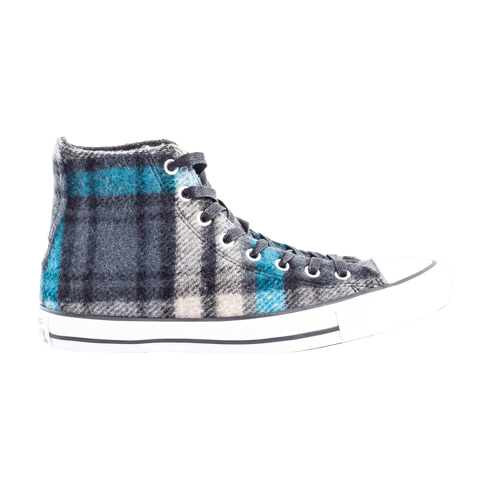 Buy Woolrich x Converse Chuck Taylor All Star Hi 'Hitam Turquoise' 149455C