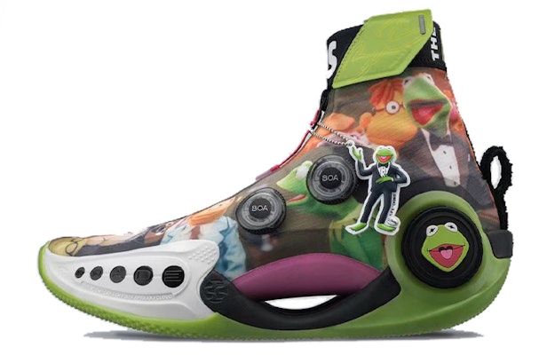 The Muppets x LiNing李宁 WOW 9 耐磨防滑透氣 高幫 籃球鞋 彩色 Buy The Muppets x LiNing李宁 WOW 9 耐磨防滑透氣 高幫 籃球鞋 彩色