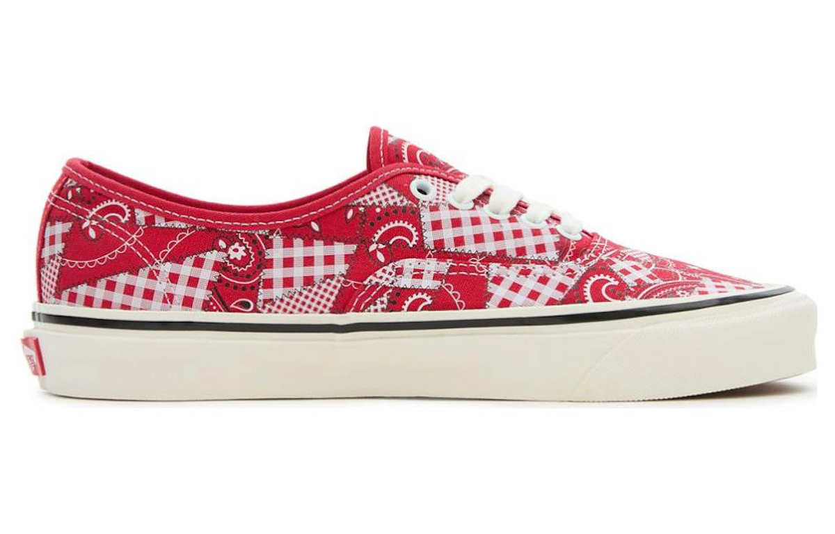 WP x Vans Authentic 44 DX 'Paisley Patchwork - Racing Red'
